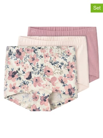 name it 3er-Set: Pantys in Rosa/ Altrosa
