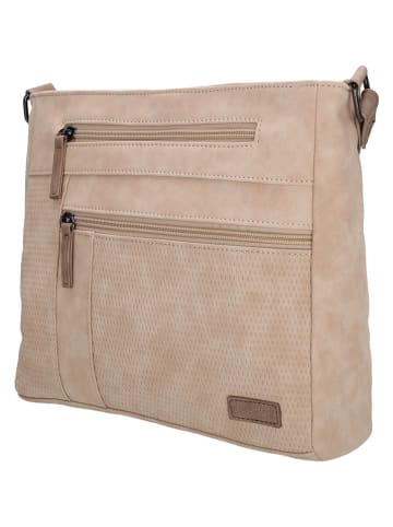 Beagles Umhängetasche "Brunete" in Beige - (B)30,5 x (H)24,5 x (T)8 cm