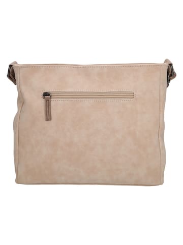 Beagles Umhängetasche "Brunete" in Beige - (B)30,5 x (H)24,5 x (T)8 cm
