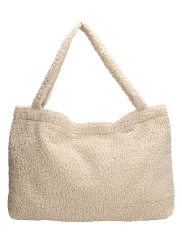 Beagles Shopper bag "Navarra" w kolorze beżowym - 60 x 42 x 9,5 cm