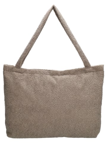 Beagles Shopper bag w kolorze szarobrązowym - 60 x 36 x 10 cm