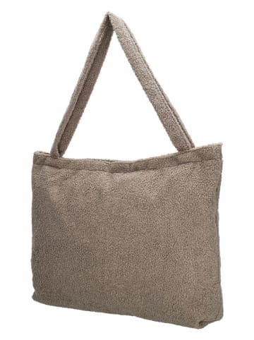 Beagles Shopper bag w kolorze szarobrązowym - 60 x 36 x 10 cm