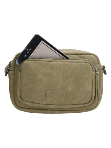 Beagles Umhängetasche in Khaki - (B)18 x (H)12 x (T)4 cm