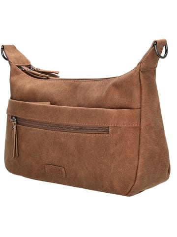 Beagles Schoudertas "Malaga" lichtbruin - (B)30 x (H)18 x (D)10 cm