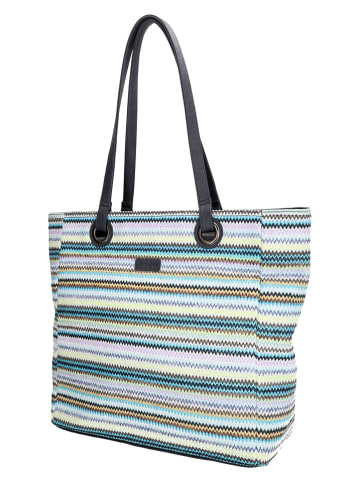 Beagles Shopper bag "Formentera" ze wzorem - 50 x 35 x 16 cm