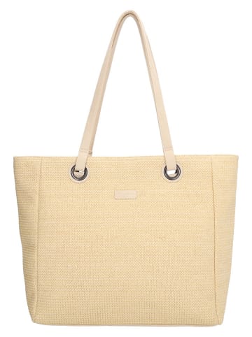 Beagles Shopper bag "Formentera" w kolorze żółtym - 50 x 35 x 16 cm