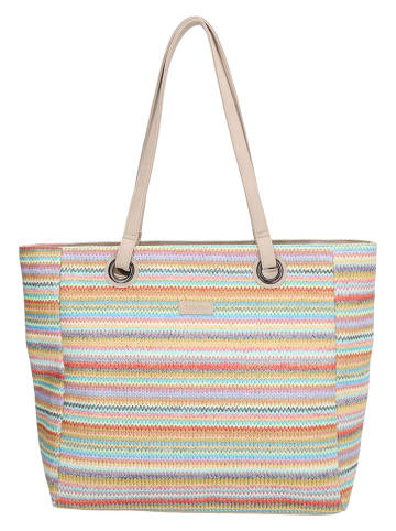 Beagles Shopper "Formentera" in Bunt - (B)50 x (H)35 x (T)16 cm