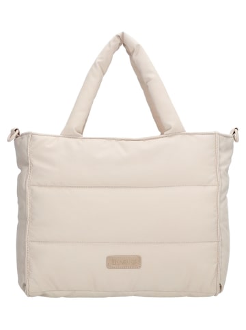 Beagles Henkeltasche in Creme - (B)26 x (H)21 x (T)11 cm