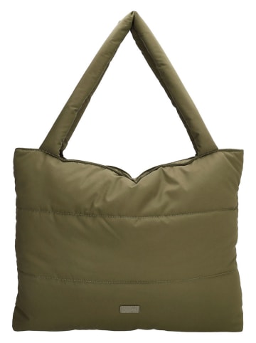 Beagles Shopper bag w kolorze khaki - 55 x 40 x 7 cm