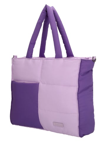 Beagles Schultertasche "Calvia Duo" in Lila - (B)41 x (H)31 x (T)13 cm