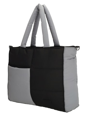Beagles Shopper "Calvia Duo" in Schwarz/ Grau - (B)41 x (H)31 x (T)13 cm
