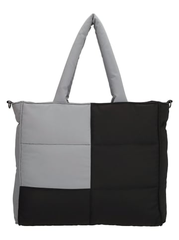 Beagles Shopper "Calvia Duo" zwart/grijs - (B)41 x (H)31 x (D)13 cm