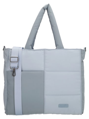 Beagles Shopper "Calvia Duo" in Hellblau - (B)41 x (H)31 x (T)13 cm