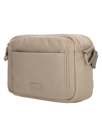 Beagles Umhängetasche "Duomo" in Beige - (B)20 x (H)14 x (T)6 cm