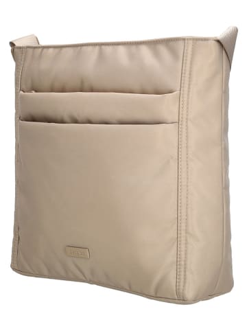Beagles Umhängetasche "Duomo" in Beige - (B)27 x (H)24 x (T)7 cm