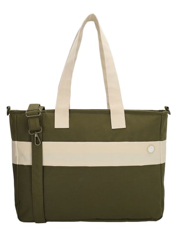 Beagles Businesstasche "Nova" in Khaki/ Beige - (B)40 x (H)31 x (T)11 cm