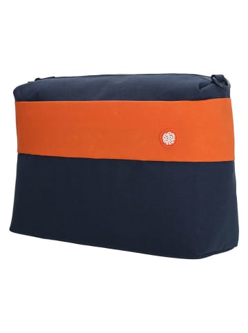 Beagles Schoudertas "Nova" donkerblauw/oranje - (B)27 x (H)19 x (D)8,5 cm