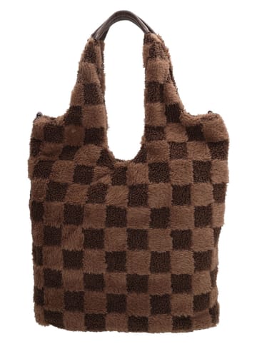 Beagles Shopper bag "Foz" w kolorze jasnobrązowym - 33,5 x 58 x 5 cm