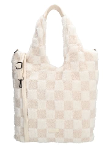 Beagles Shopper bag "Foz" w kolorze beżowo-kremowym - 33,5 x 58 x 5 cm