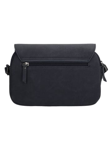 Beagles Leren schoudertas "Cambrils" donkerblauw - (B)26 x (H)18 x (D)8 cm