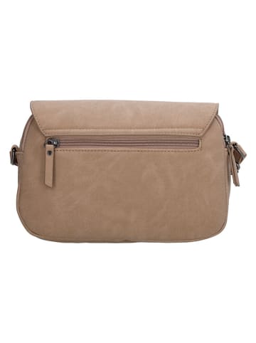 Beagles Leren schoudertas "Cambrils" lichtbruin - (B)26 x (H)18 x (D)8 cm