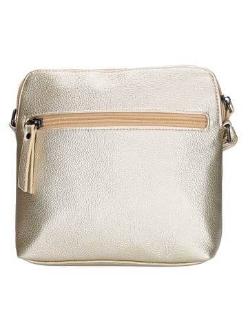 Beagles Leren schoudertas "Tarragona" goudkleurig - (B)18 x (H)18,6 x (D)6 cm