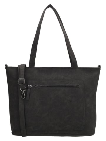 Beagles Leren schoudertas "Cambrils" zwart - (B)40 x (H)29 x (D)10 cm