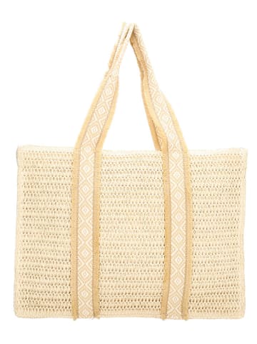 Beagles Shopper "Ibiza" in Beige - (B)50 x (H)37 x (T)16 cm
