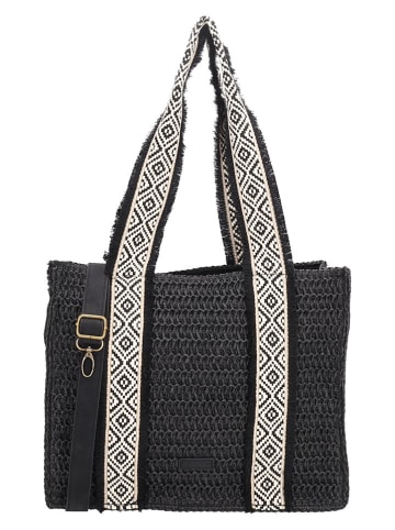Beagles Schultertasche "Ibiza" in Schwarz - (B)35 x (H)28 x (T)13 cm