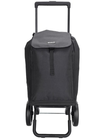 Beagles Boodschappentrolley antraciet - (B)43 x (H)100 x (D)40 cm