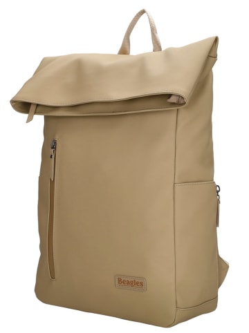 Beagles Rucksack in Beige - (B)32 x (H)45 x (T)12 cm