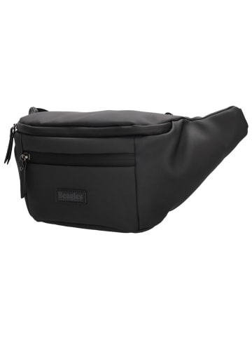 Beagles Brustbeutel "Nara" in Schwarz - (B)30 x (H)17 x (T)6 cm
