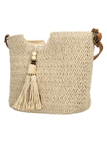 Beagles Schoudertas "Lanzarote" beige - (B)28 x (H)23 x (D)12 cm