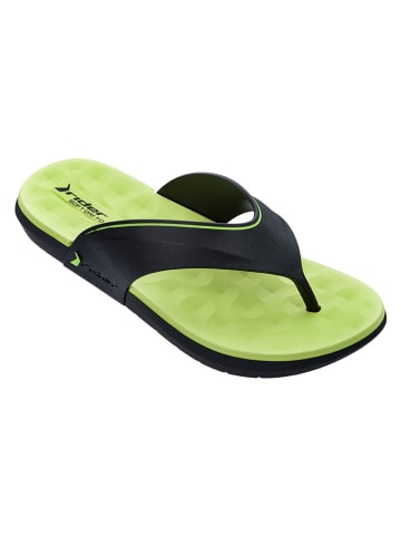 Rider Teenslippers "Infinity" zwart/groen