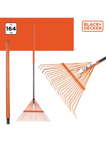 Black & Decker Grabie ogrodowe w kolorze pomarańczowym