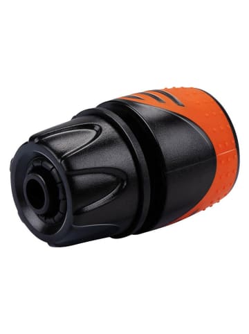 Black & Decker 2er-Set: Gartenschlauchkupplungen in Schwarz/ Orange