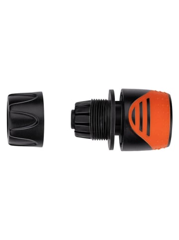 Black & Decker 2er-Set: Gartenschlauchkupplungen in Schwarz/ Orange