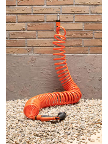 Black & Decker 2tlg. Set: Spiralschlauch in Orange - 15 m