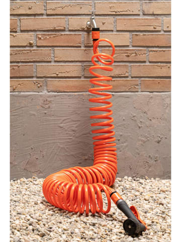 Black & Decker 2tlg. Set: Spiralschlauch in Orange - 15 m