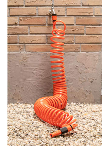 Black & Decker 2tlg. Set: Spiralschlauch in Orange - 15 m