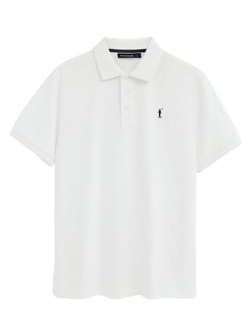Polo Club 2er-Set: Poloshirts in Dunkelblau/ Weiß