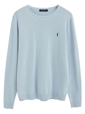 Polo Club Sweter w kolorze błękitnym