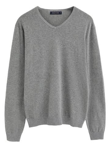 Polo Club Pullover in Grau
