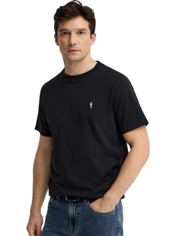 Polo Club Shirt in Schwarz