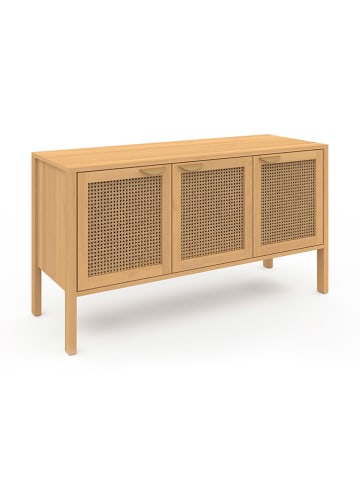 IDOMYA Essentials Kommode "Eve" in Hellbraun - (B)110 x (H)60 x (T)40 cm