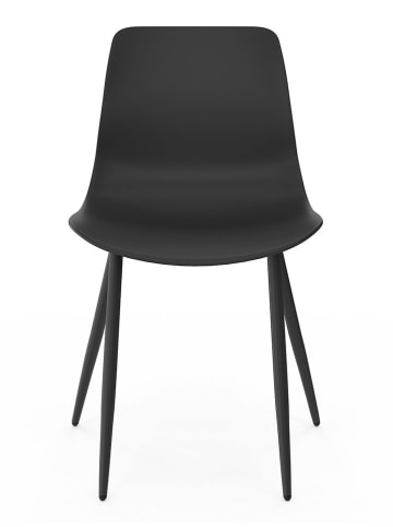 IDOMYA Factory 6er-Set: Stühle "Nala" in Schwarz - (B)48 x (H)79 x (T)48 cm