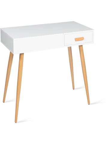 IDOMYA Essentials Toaletka "Serena" w kolorze biało-jasnobrązowym - 80 x 75 x 39 cm