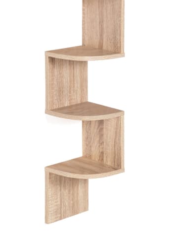 IDOMYA Essentials Wandregal in Hellbraun - (B)20 x (H)120 x (T)20 cm
