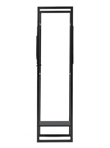 IDOMYA Essentials Haardhoutstandaard zwart - (B)45 x (H)170 x (D)30 cm