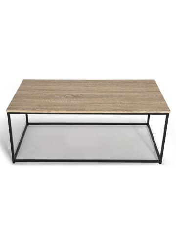 IDOMYA Factory Salontafel "Memphis" beige/zwart - (B)113 x (H)45 x (D)60 cm